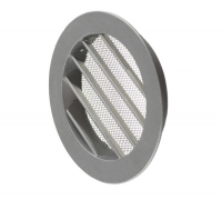 Решетка вентиляционная пластик круглая 150мм б/сетки с фланцем Auramax