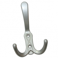 Крючок металл 3 рожковый №35 серебро Металлист---