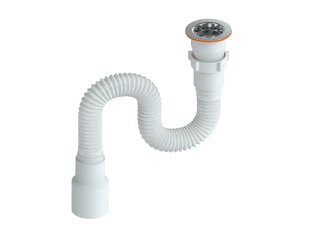 Сифон для умывальника труба гибкая 1 1/2х40/50  800мм СГУ-0,8 РМС