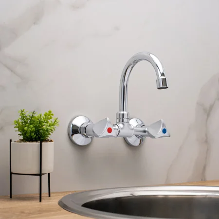 Смеситель кухня от стены SL119-362 РМС(58)