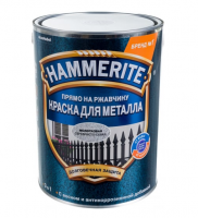 Грунт эмаль молотковая 3в1 серебристо-серая 2,5л Hammerite 10%