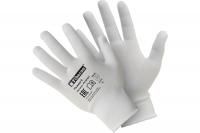 Перчатки полиэстер д/точн.работ белые S Fiberon