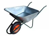 Тачка строительная 1 колесо 120л 220кг пневмо колесо