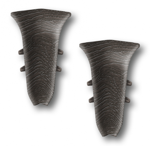 Плинтус Идеал 3Д 55 Классик 303  угол внутренний венге темный