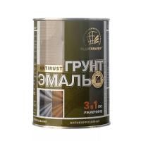 Грунт эмаль по ржавчине 3в1 желтая 0,9 кг Радуга