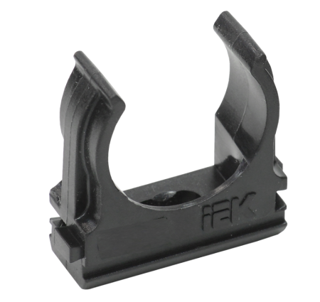 Клипса к трубе гофриров.25 ПНД черная IEK