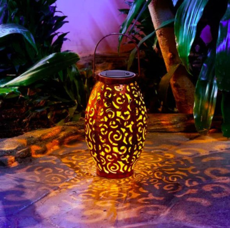 Светильник садовый 23,5см солненчная батарея проекция Фенер Стамбул Rexant