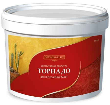 Покрытие декоративное D722 Торнадо  7кг Optimist Elite