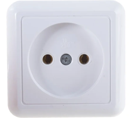 Розетка о/у 1-мест б/з крем Оптима Кунцево-Электро