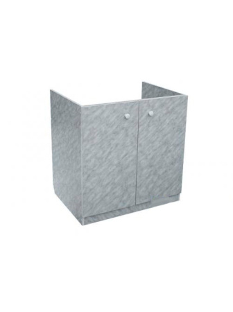 Тумба д/мойки 80 Белый Мрамор СТК