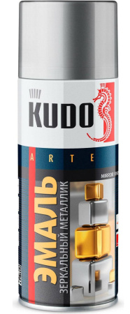 Эмаль алкидная хром металлик 520мл 1027 Kudo