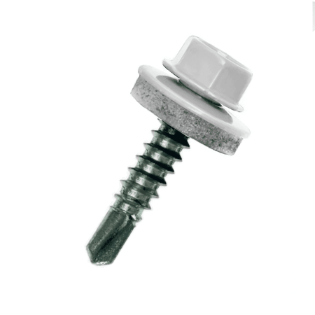 Саморез кровельный RAL9003 5,5х25 металл 250шт белый Daxmer---