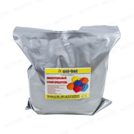 Краситель сухой 0,5кг черный Uni-bet