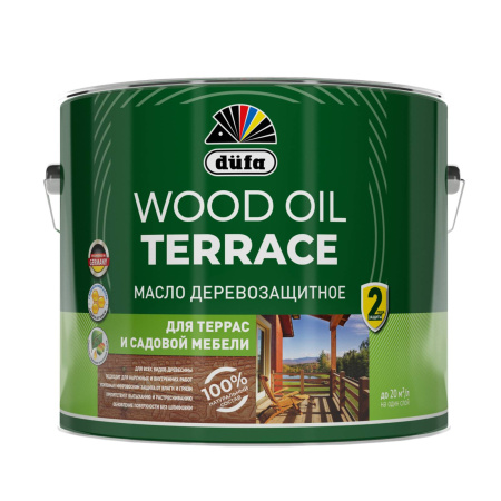 Масло для террас доски дуб 0,9л Oil Wood Terrace Dufa#---