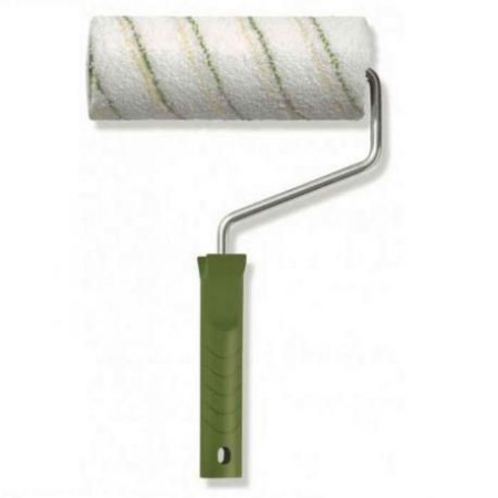 Валик пропитка дерево 180х48х9х8мм микрофибра зеленая полоса Top Color Expert